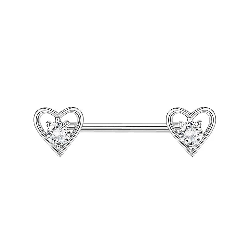 316L Surgical Steel Butterfly Nipple Ring For Nipple Piercing - Image 2