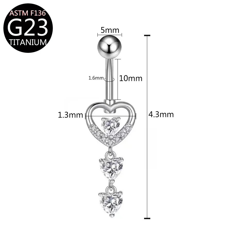Core piercing jewelry assortment with titanium body jewelry for professional studios
