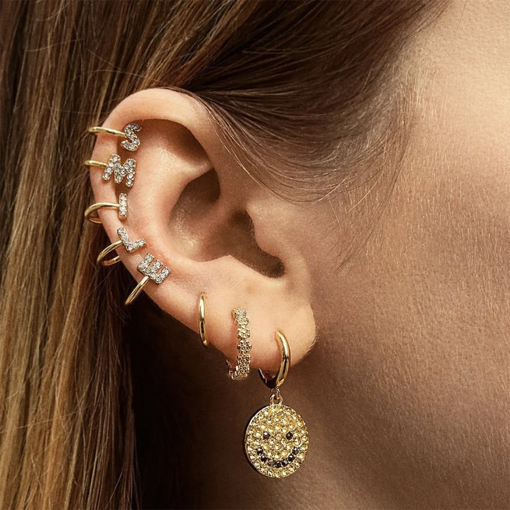 Fake CZ Piercing Earring For Ear Piercing - Image 2