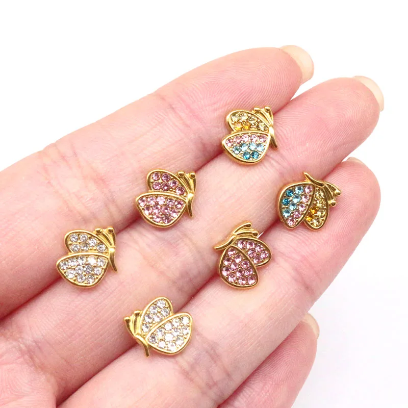 316L Surgical Steel Heart Nose Ring For Nose Piercing - Image 2