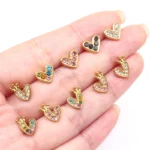 316L Surgical Steel Heart Nose Ring For Nose Piercing