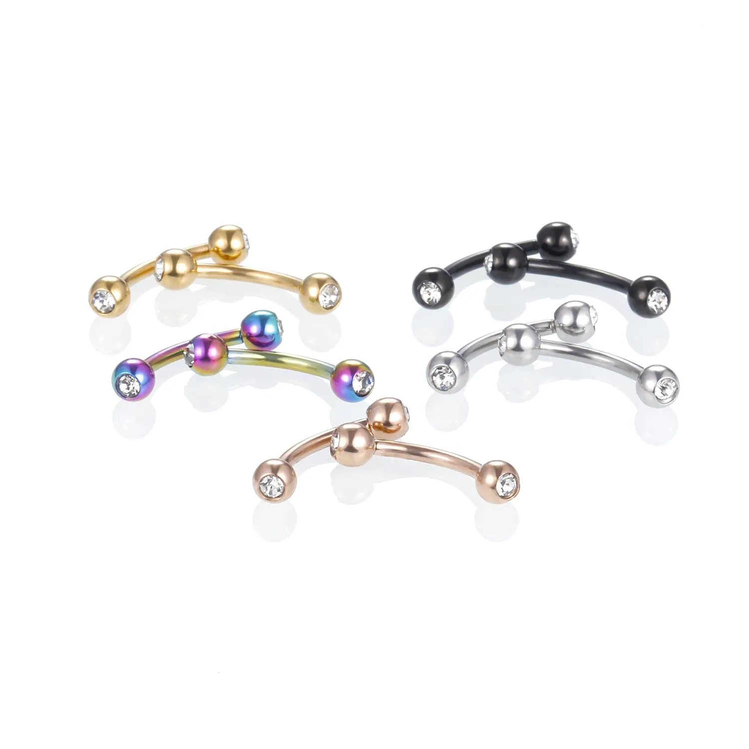 316L Surgical Steel 16G Cartilage Stud For Cartilage Or Helix Piercing - Image 2