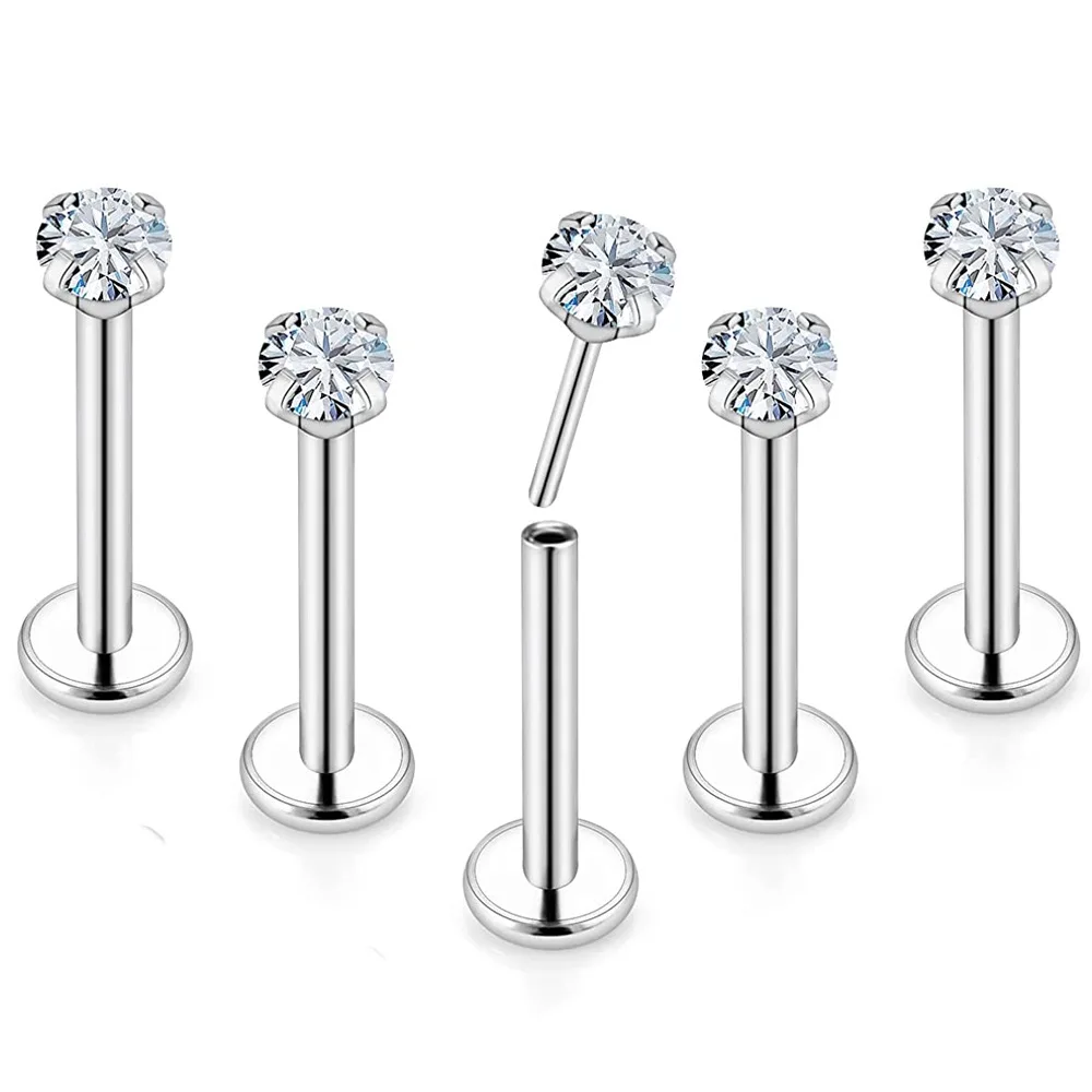 titanium threadless labret wholesale product assortment for studios