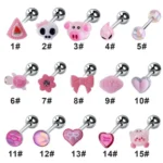 316L Surgical Steel Tongue Ring For Tongue Piercing