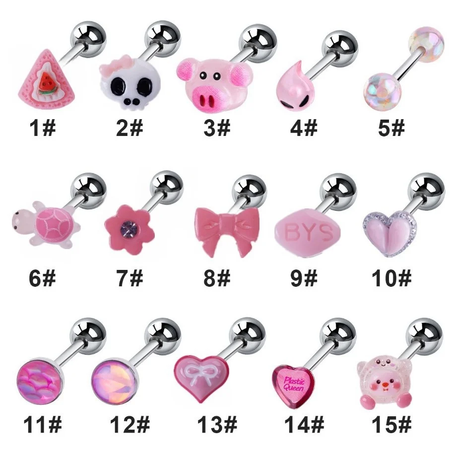 316L Surgical Steel Tongue Ring For Tongue Piercing