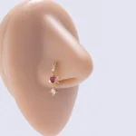 Fake Butterfly Nose Ring For Nose Piercing