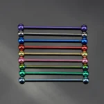 316L Surgical Steel Industrial Barbell For Industrial Piercing