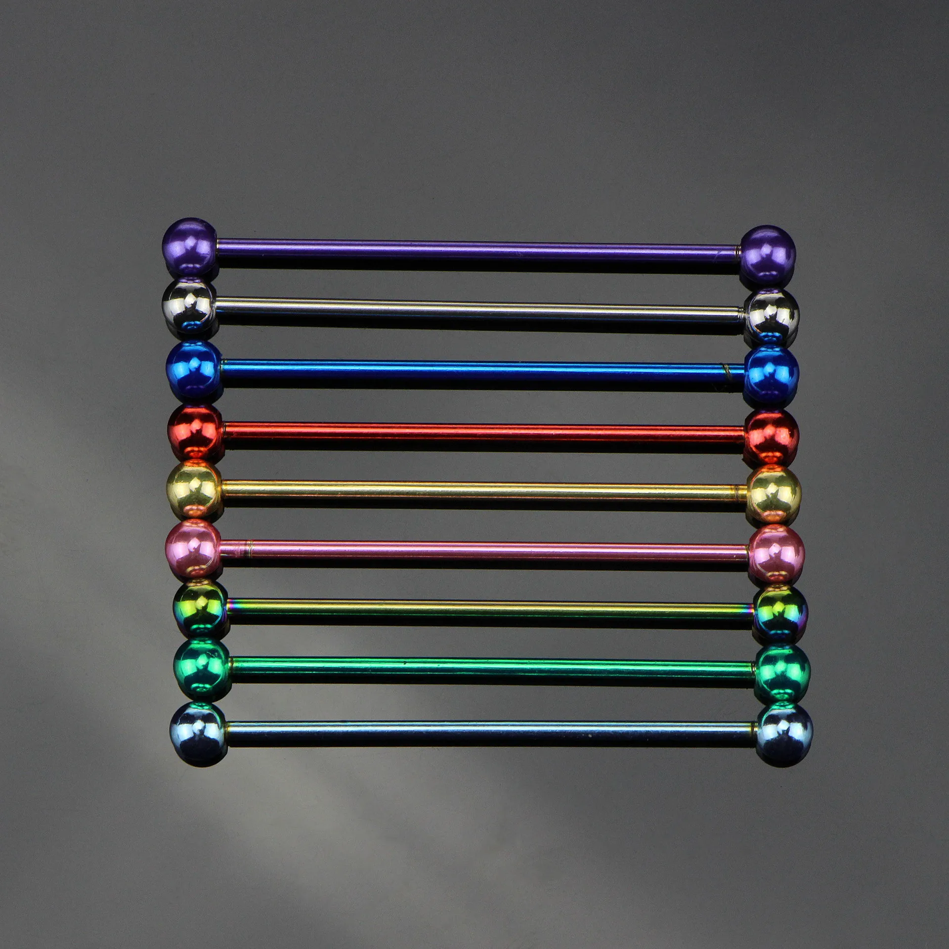 316L Surgical Steel Industrial Barbell For Industrial Piercing